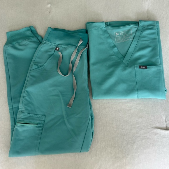 Figs Tops Figs Scrub Set Seaglass Poshmark